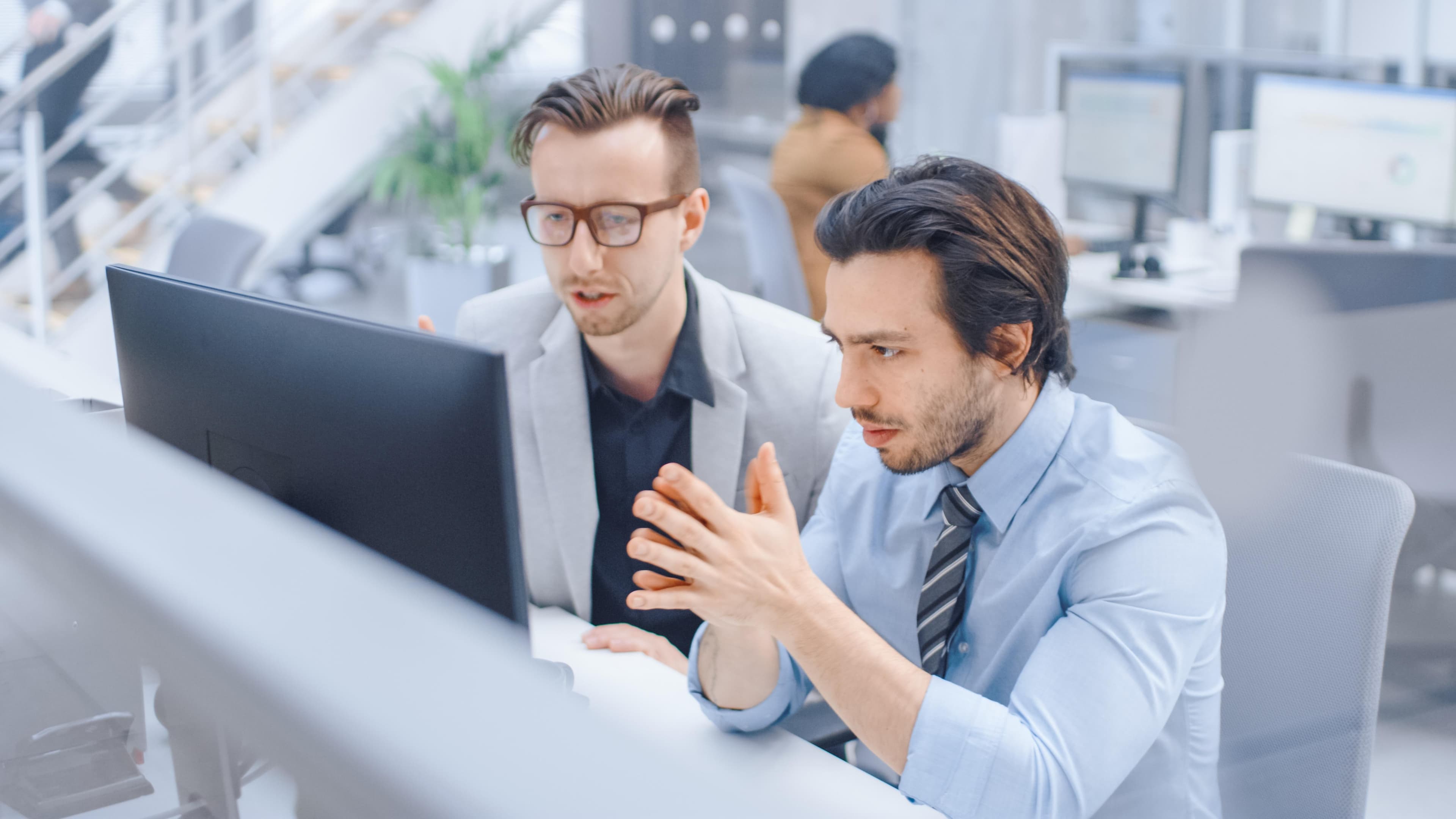 Employer reviewing applicants for an open role