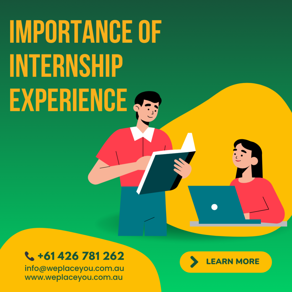 Two people sharing their internship experience